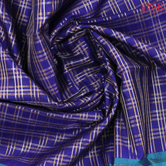 Navy Blue Kanchipuram Silk Saree