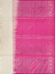 Cream Beige Soft Art Silk Saree