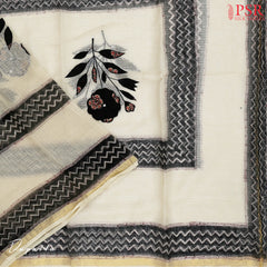 Black Cotton Dress Material