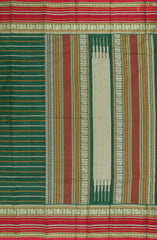 Emerald Green Kalakshetra Kovai Cotton Saree