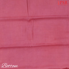 Onion Pink Tussar Silk Dress Material