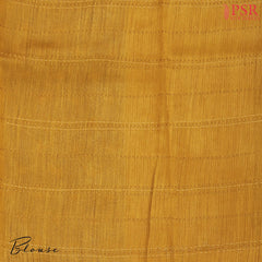 Dark Taupe Grey Munga Silk Saree