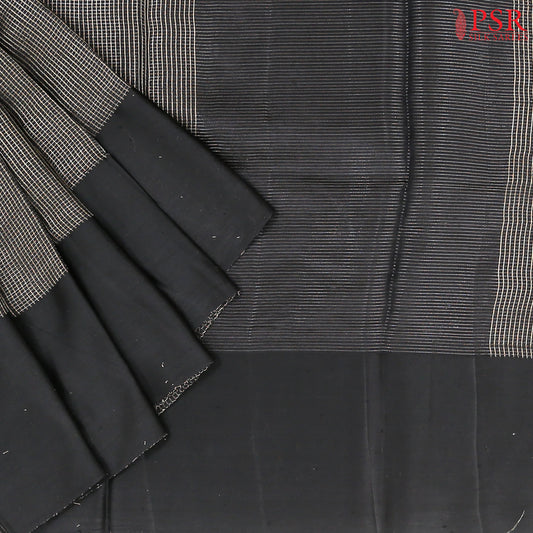 Black Semi Chiniya Saree