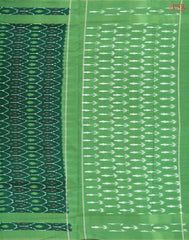 Dark Green Ikkat Cotton Saree