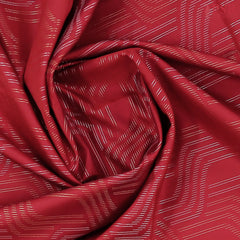Carmine Red Soft Art Silk Saree