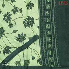 Dark Green Tassar Dress Material