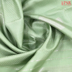 Light Pistachio Green Kanchipuram Silk Saree