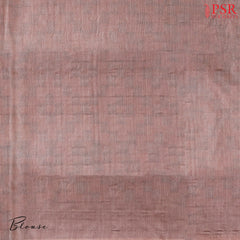 Beaver Brown Banaras Tussar Silk Saree