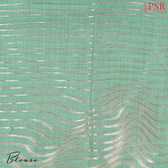 Sea Green Ghicha Cotton Saree