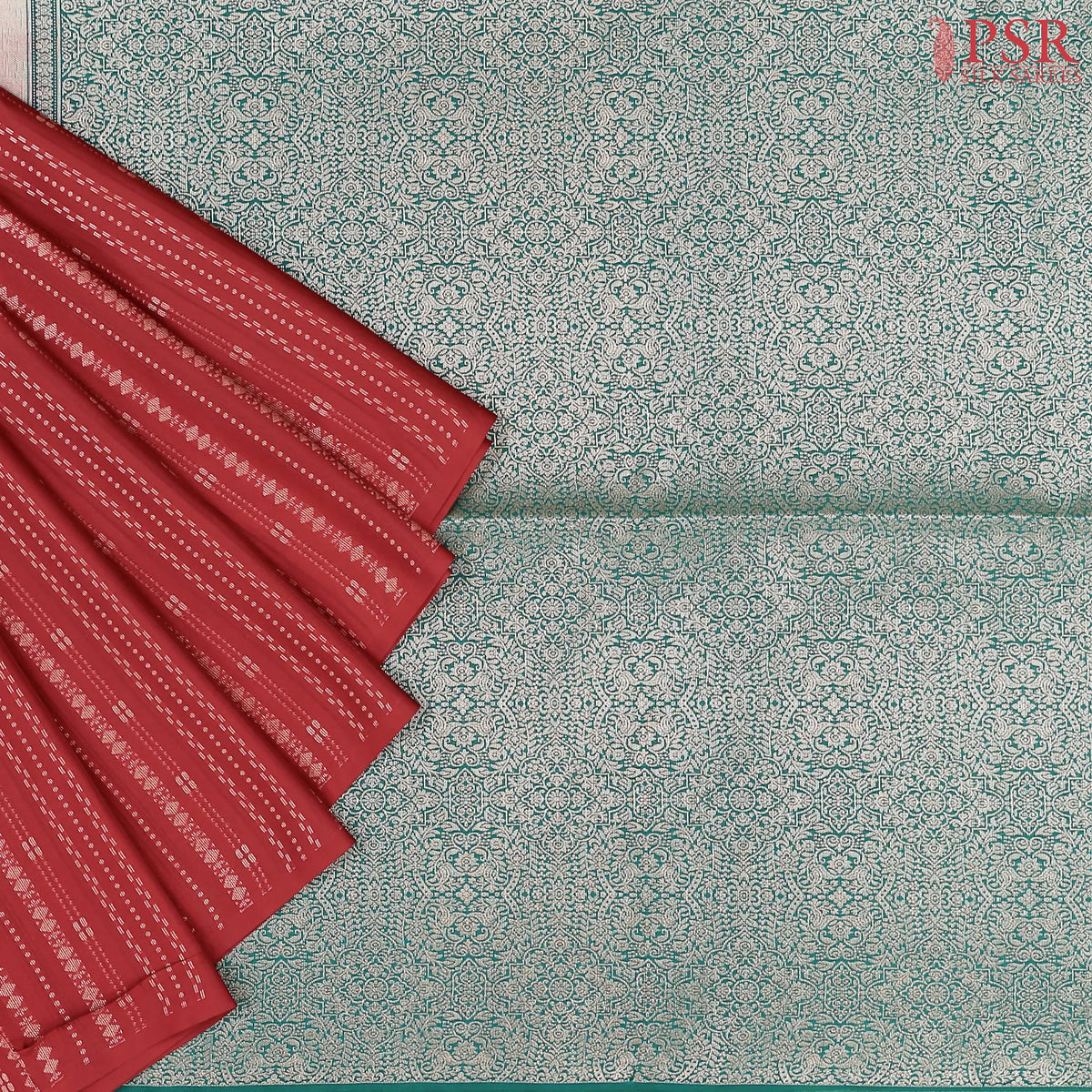 Barn Red Soft Art Silk Saree