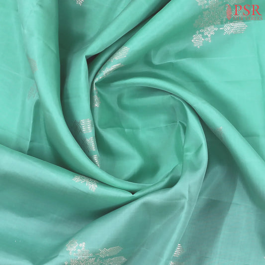 Pearl Aqua Soft Silk Saree