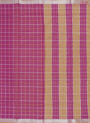 Mulberry Pink Mangalagiri Cotton Saree