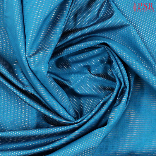 Peacock Blue Soft Art Silk Saree
