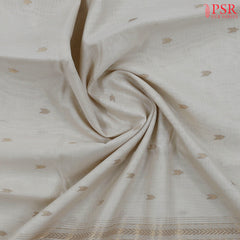 Off White Maheshwari Silk Cotton Saree