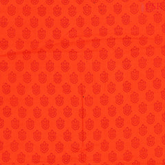 Vermilion Cotton Print Running Material