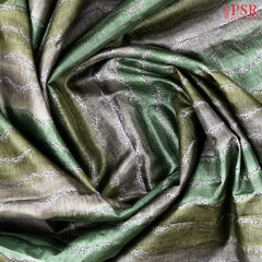 Tricolor Banaras Tussar Silk Saree