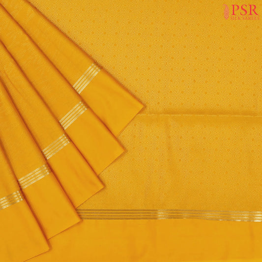 Yellow Soft Art Silk Saree