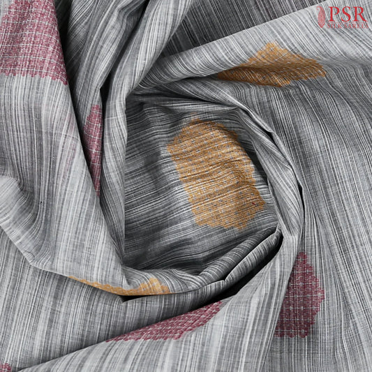 Grey Kovai Cotton Saree
