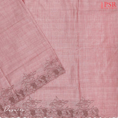 Light Pink Semi Dupion Dress Material