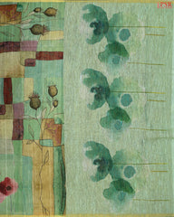 Pistachio Green Tissue Saree