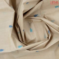 Beige Bengal Cotton Saree