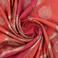 Tricolor Chanderi Silk Cotton Saree