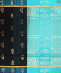 Black Silk Cotton Saree