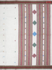 Off White Kalakshetra Kovai Cotton Saree