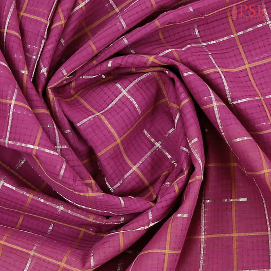 Mulberry Pink Mangalagiri Cotton Saree