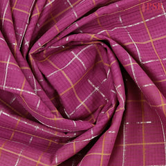 Mulberry Pink Mangalagiri Cotton Saree