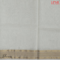 Off White Maheshwari Silk Cotton Saree