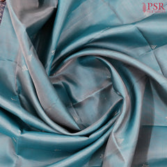 Ocean Grey Soft Silk Saree
