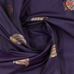Indigo Soft Art Silk Saree