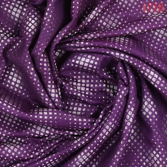 Royal Purple Georgette Saree