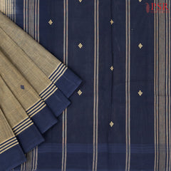 Dark Taupe Kanchi Cotton Saree