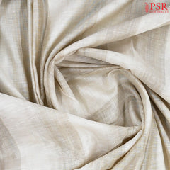 Light Beige Ghicha Cotton Saree
