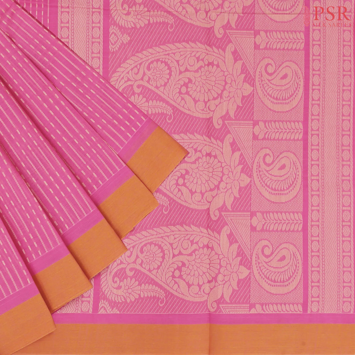Pink Kovai Cotton Saree