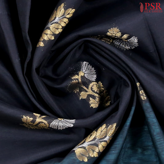 Black Silk Cotton Saree