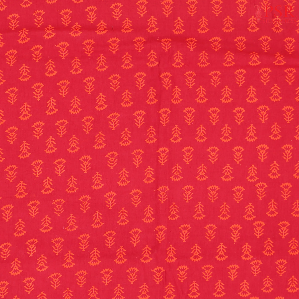 Burgundy Cotton Print Running Material