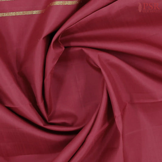 Maroon Nine Yards Half Fine Silk Saree