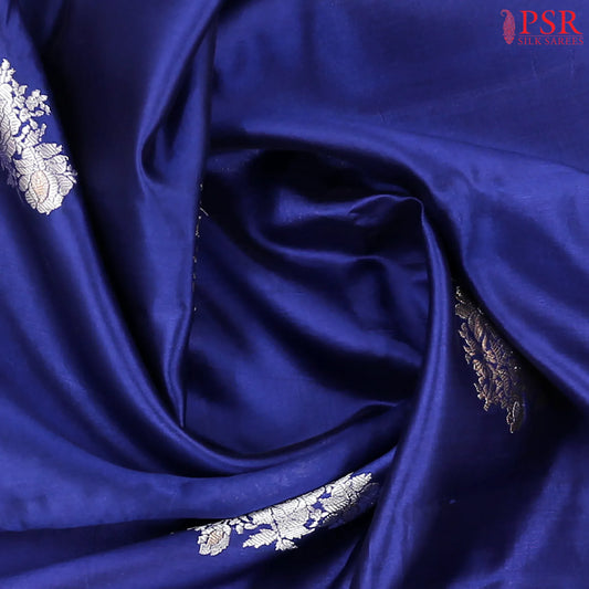 Royal Blue Mango Silk Saree