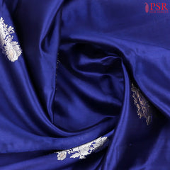 Royal Blue Mango Silk Saree