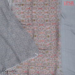 Grey Cotton Dress Material