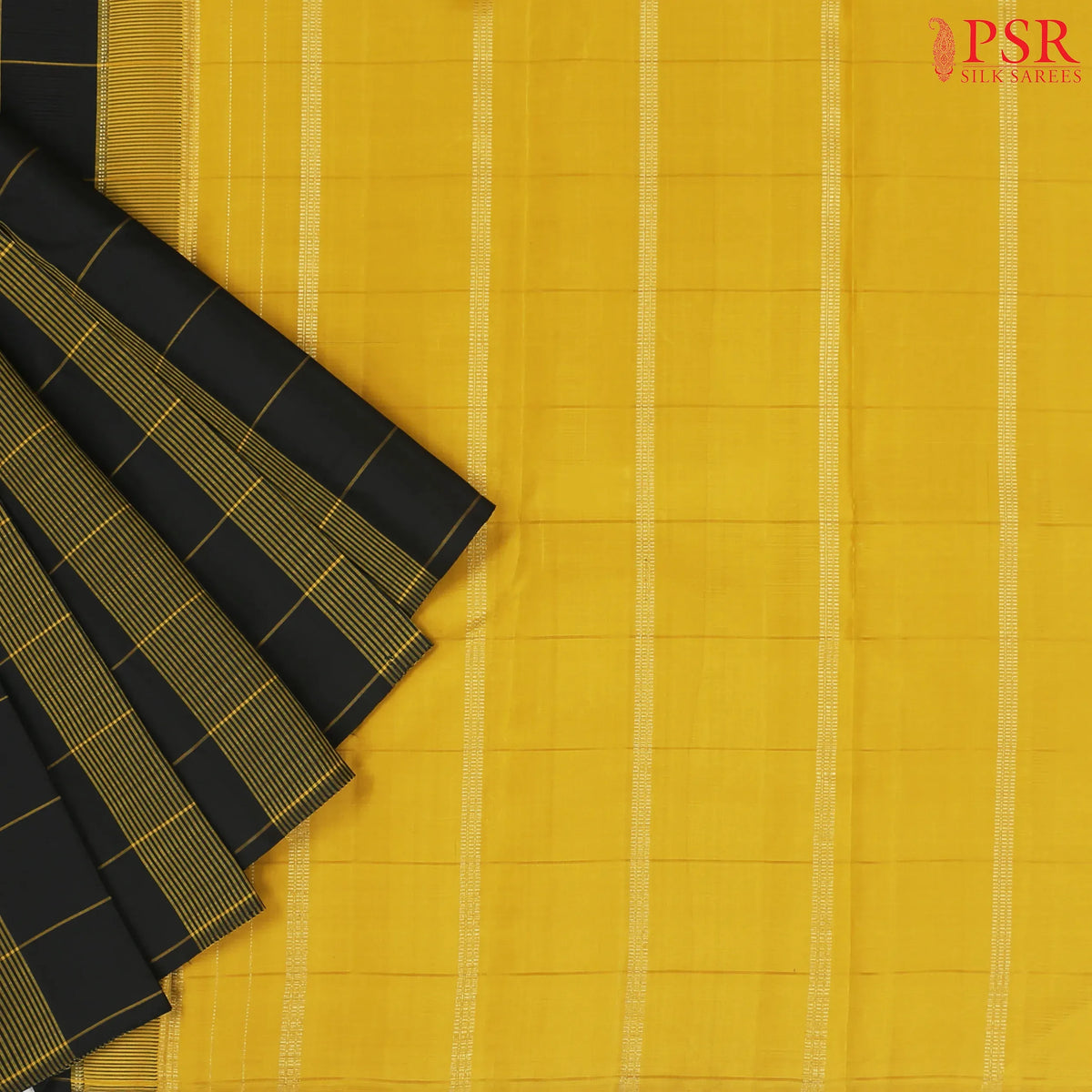 Black Kanchipuram Silk Saree