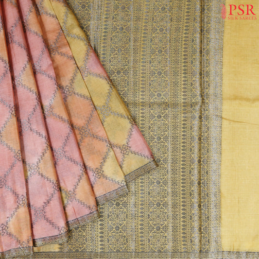 Multicolor Banaras Tussar Silk Saree
