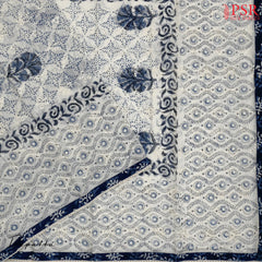 Dark Blue Cotton Dress Material