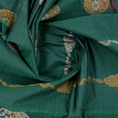 Dark Green Kovai Cotton Saree