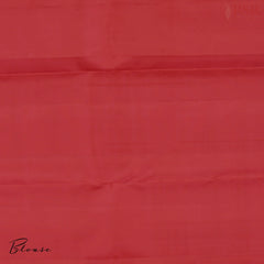 Red Kanchipuram Jacquard Silk Saree