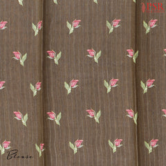 Brown Kadhi Tussar Silk Saree
