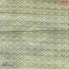 Chartreuse & Grey Semi Tussar Saree